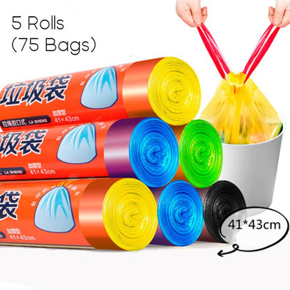 Sandsberg | Geruchlose Ultra Starke Zugband-Müllsäcke, für Küche, Bad, Büro & Mehr