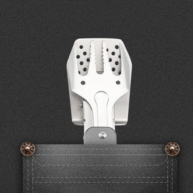 Sandsberg | Faltbare abnehmbare Edelstahl-Hybrid-Grillzange, mit ausziehbarem Griff & Flaschenöffner