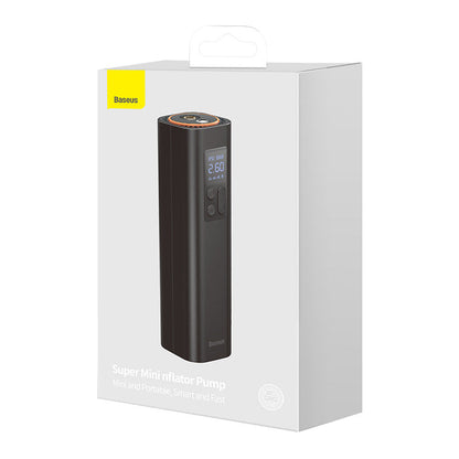 Sandsberg | Tragbarer elektrischer Auto-Luftkompressor, Aufblaspumpe mit digitalem LCD-Druckmessgerät und Taschenlampe, für Auto, Fahrrad, Motorrad, Bälle