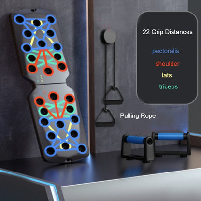 Sandsberg | Home Multifunktionales Push-up Trainingsboard, mit 4 Trainingsmodi, für Pectoralis, Schulter, Latissimus, Trizeps Krafttraining