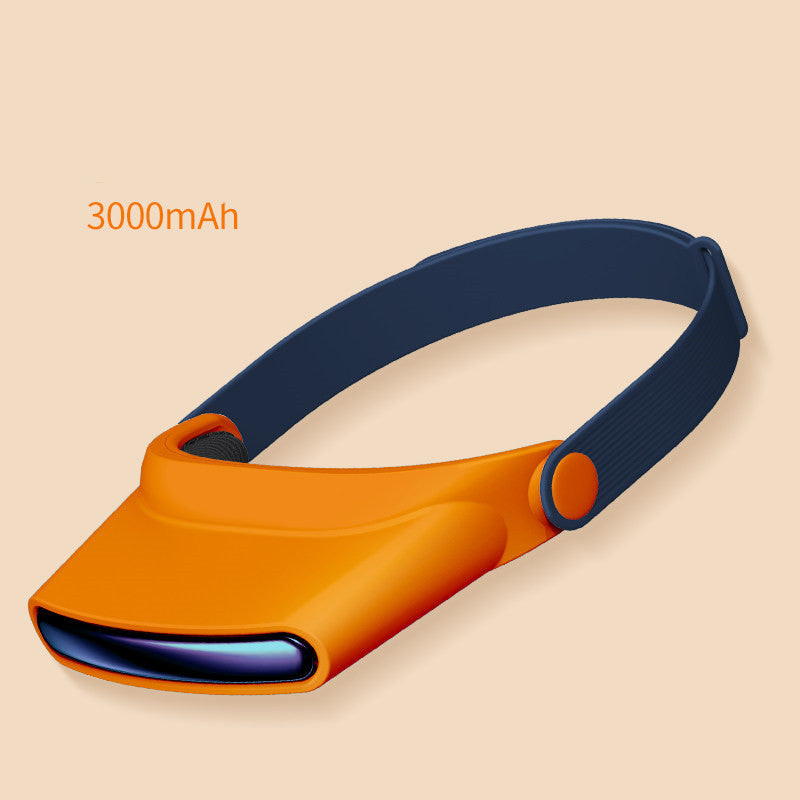 Sandsberg | Wiederaufladbarer leichter bladeless Fan Hut, mit 3 Windgeschwindigkeiten, für Angeln, Laufen & mehr