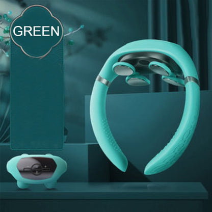 Sandsberg | Tragbarer Nackenmassagegerät, mit 6 Modi, 16 Stärken, Rotlicht unterstützende Massage & ergonomisches Design, für Studium, Arbeit & Reisen