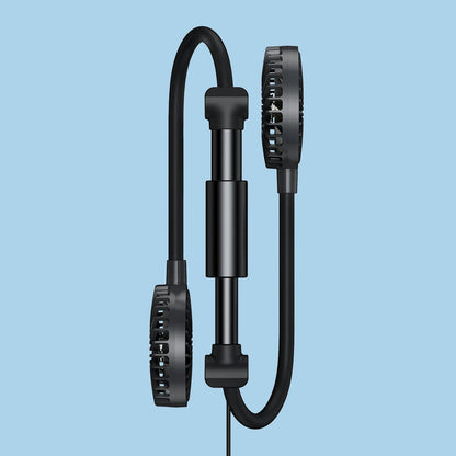 Sandsberg | Auto Kopfstützen Kühler Lüfter, mit 2-Geschwindigkeits-, 360° drehbarem Design & 1,5 m USB-Kabel, für Vorder- & Rücksitze