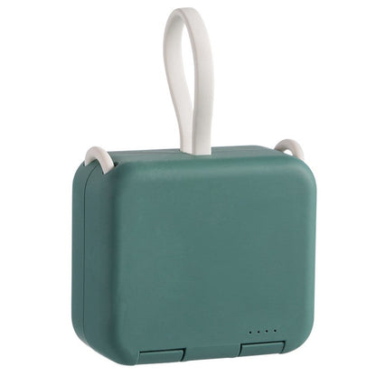 Sandsberg | 4000mAh tragbare Rückclip-Powerbank, mit Telefonhalter, faltbarem Design & Ladekabel, für gängige Handytypen