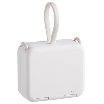 Sandsberg | 4000mAh tragbare Rückclip-Powerbank, mit Telefonhalter, faltbarem Design & Ladekabel, für gängige Handytypen