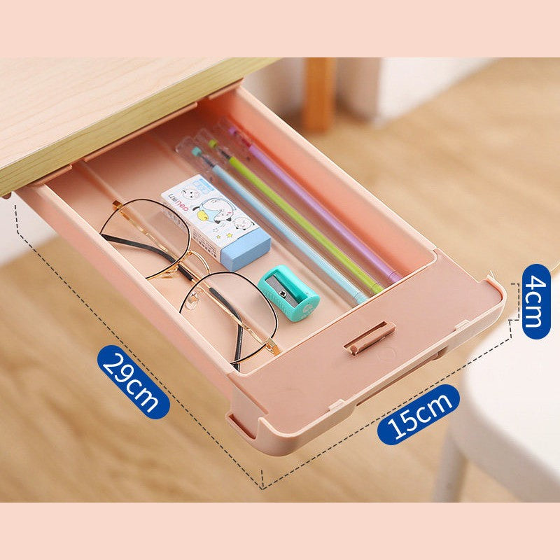 Sandsberg | Slim Sliding Under Desk Storage Pull-Out Drawer, für Schreibwaren, Werkzeuge & mehr