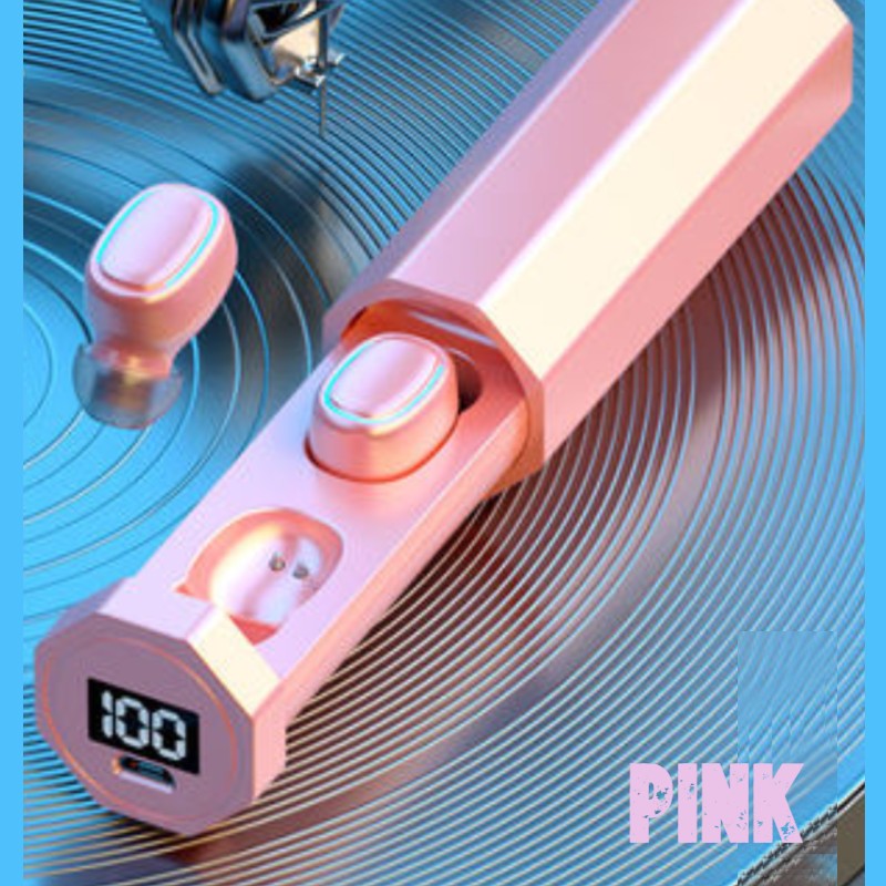 Sandsberg | Kabellose Earphones mit Bluetooth 5.0, IPX7 wasserdicht, Touchsteuerung, herausziehbares Ladecase & LED-Batterieanzeige, für Sport, Zuhause & Büro