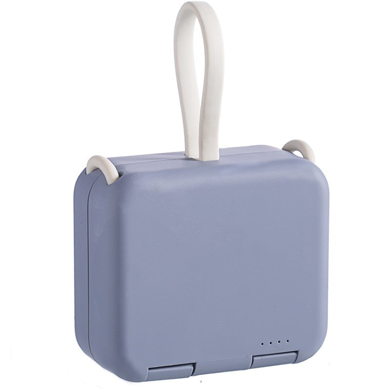 Sandsberg | 4000mAh tragbare Rückclip-Powerbank, mit Telefonhalter, faltbarem Design & Ladekabel, für gängige Handytypen