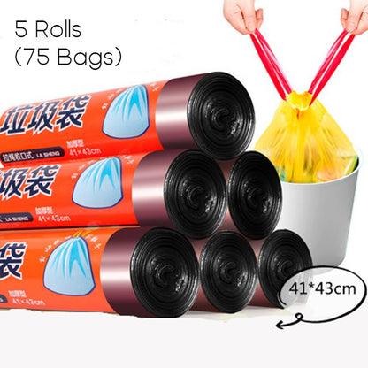 Sandsberg | Geruchlose Ultra Starke Zugband-Müllsäcke, für Küche, Bad, Büro & Mehr