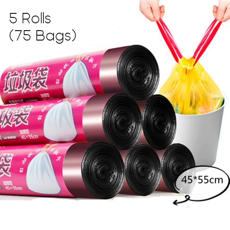 Sandsberg | Geruchlose Ultra Starke Zugband-Müllsäcke, für Küche, Bad, Büro & Mehr