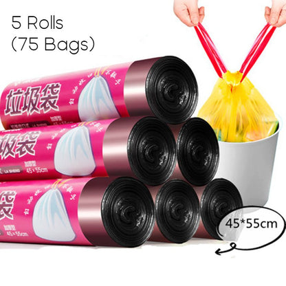 Sandsberg | Geruchlose Ultra Starke Zugband-Müllsäcke, für Küche, Bad, Büro & Mehr