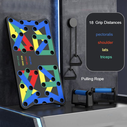 Sandsberg | Home Multifunktionales Push-up Trainingsboard, mit 4 Trainingsmodi, für Pectoralis, Schulter, Latissimus, Trizeps Krafttraining