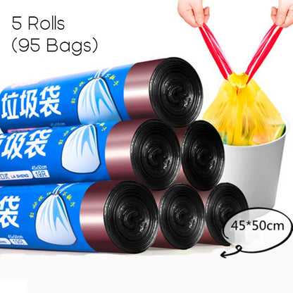 Sandsberg | Geruchlose Ultra Starke Zugband-Müllsäcke, für Küche, Bad, Büro & Mehr