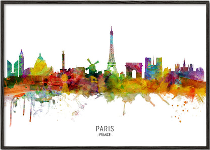 Sandsberg | Paris Skyline Mehrfarbig