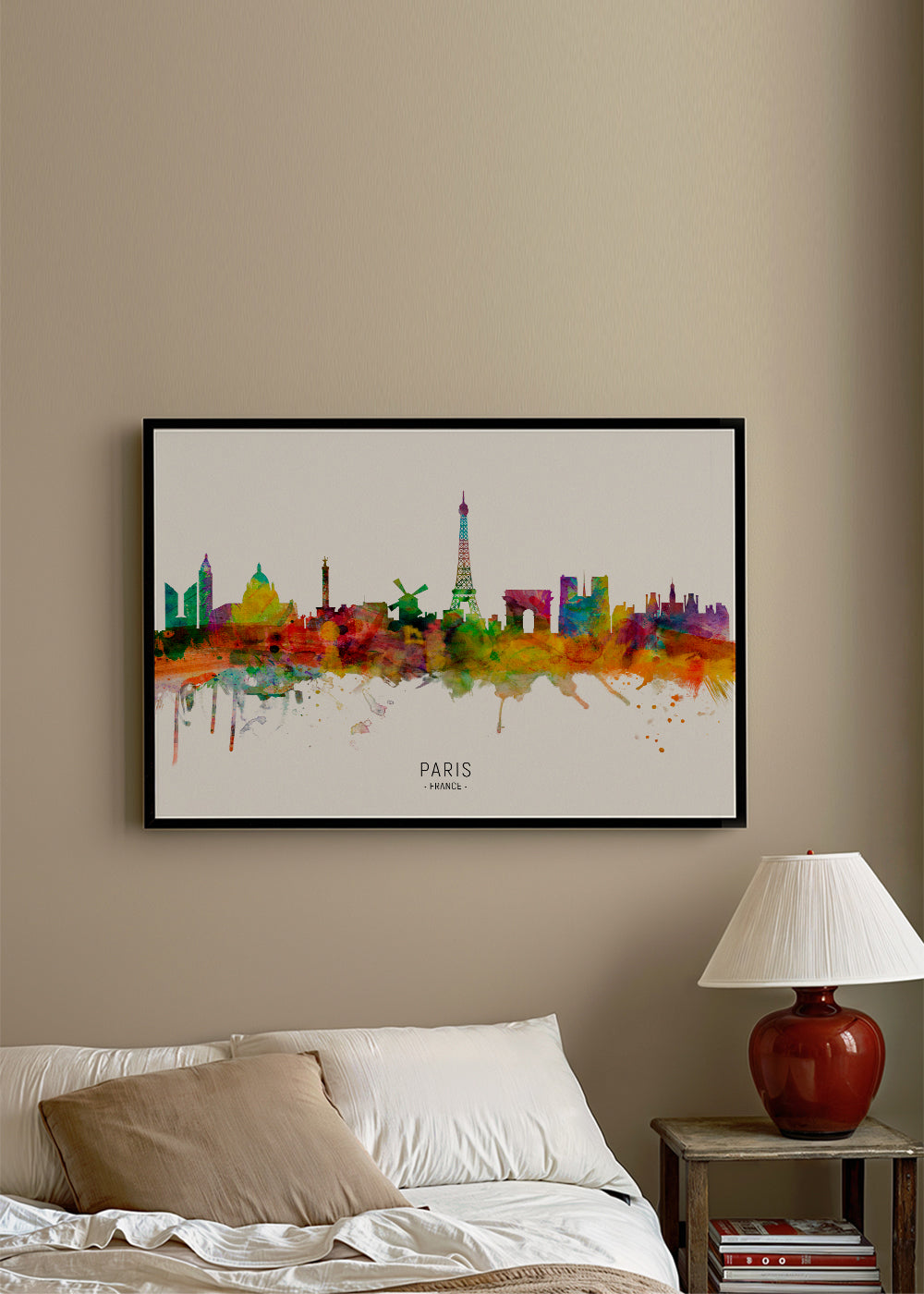Sandsberg | Paris Skyline Mehrfarbig