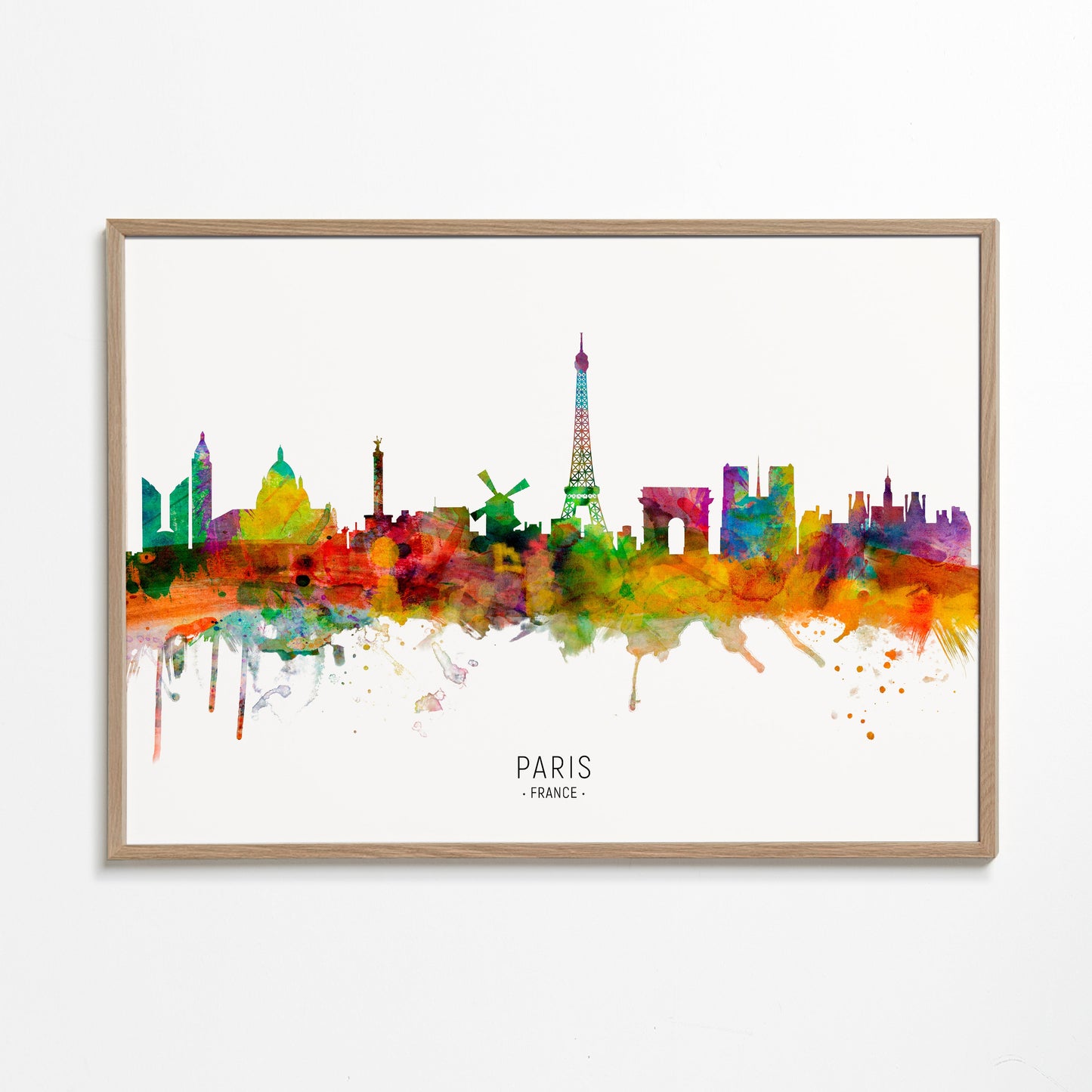 Sandsberg | Paris Skyline Mehrfarbig