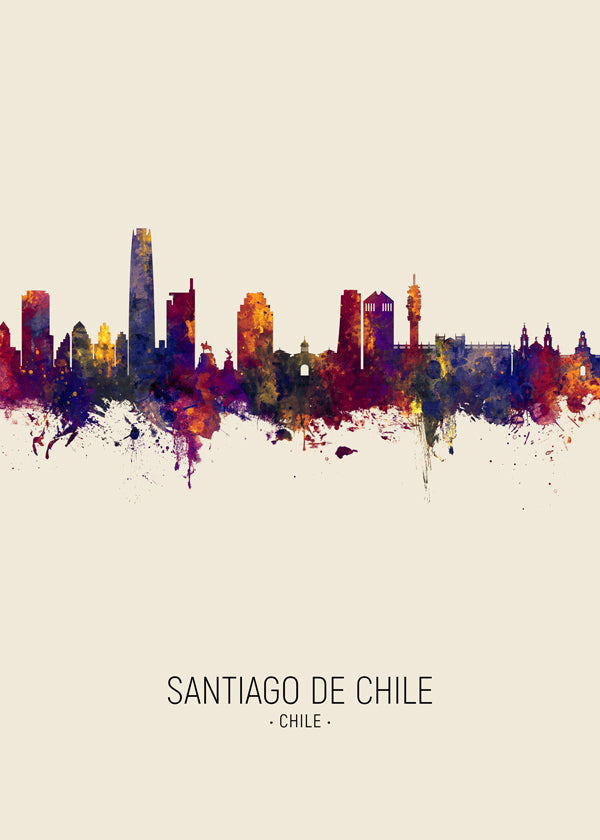Sandsberg | Santiago de Chile Skyline beige