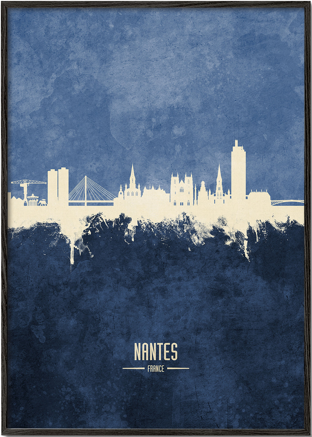 Sandsberg | Nantes Skyline blau