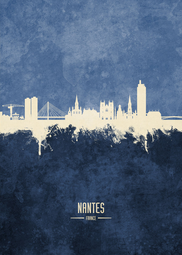 Sandsberg | Nantes Skyline blau
