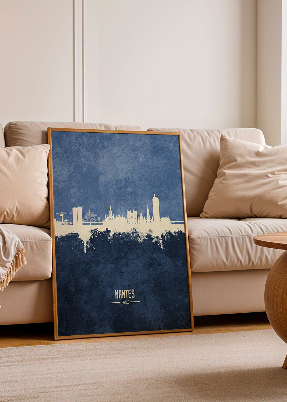 Sandsberg | Nantes Skyline blau