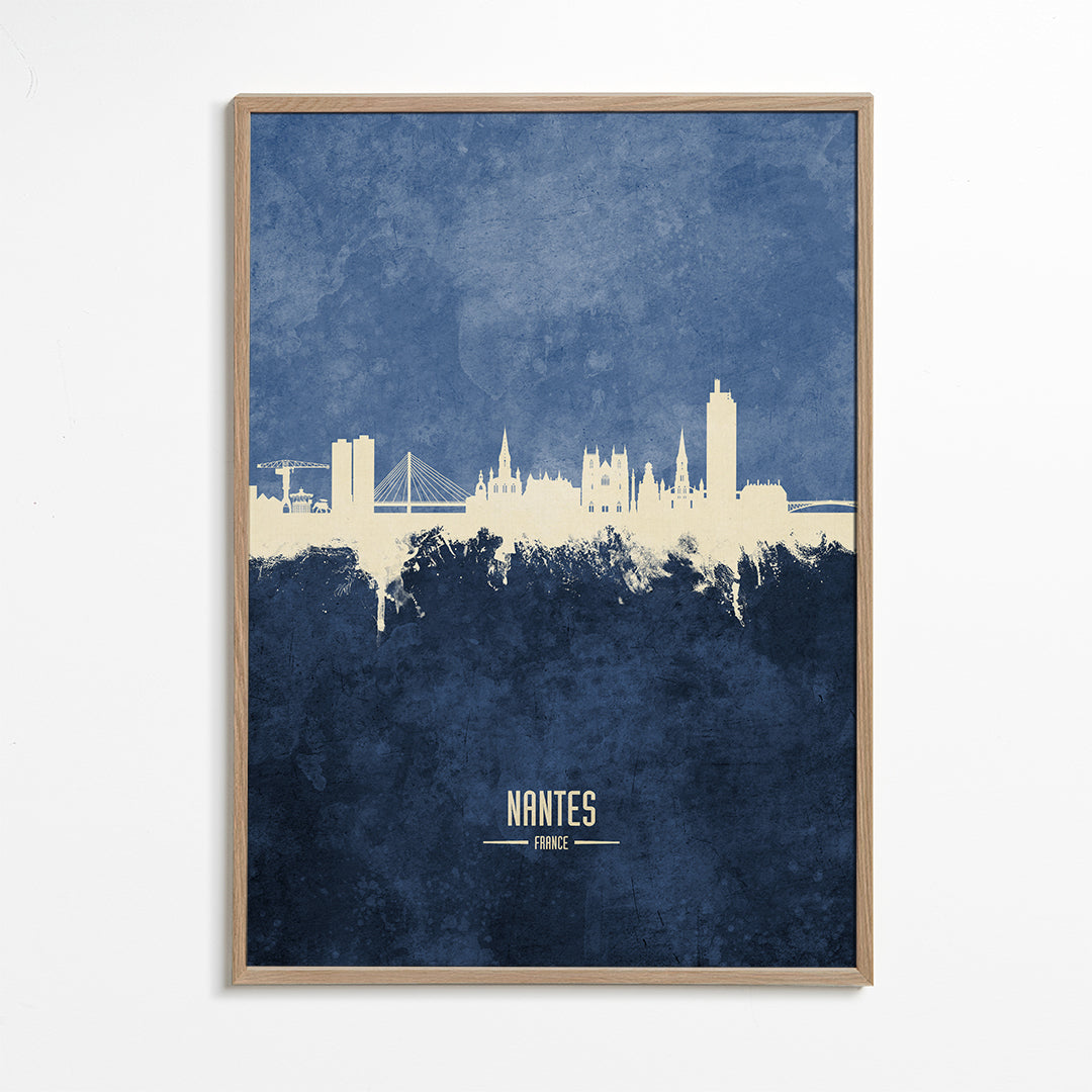 Sandsberg | Nantes Skyline blau