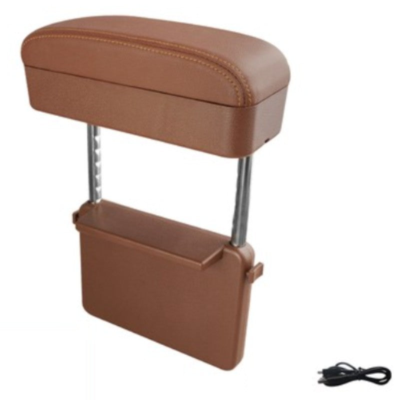 Sandsberg | 3-in-1 Universelle Verstellbare Auto-Armlehnen-Aufbewahrungsbox, mit Armstütze, Kabellosem Laden & Gegenstandsaufbewahrung, für lange Fahrten (1STK)