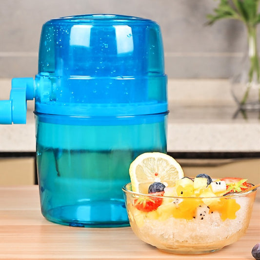 Sandsberg | Doppelblatt-Handbetriebs-Eisraspel, zum schnellen Zerkleinern, für Spaß und einfaches Eisvergnügen