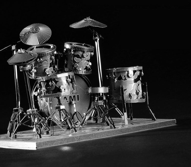 Sandsberg | 3D Metall Handwerk Guss Schlagzeug Puzzle, mit anspruchsvoller Laserschnitt, bestes Geschenk für Kinder und DIY-Fans