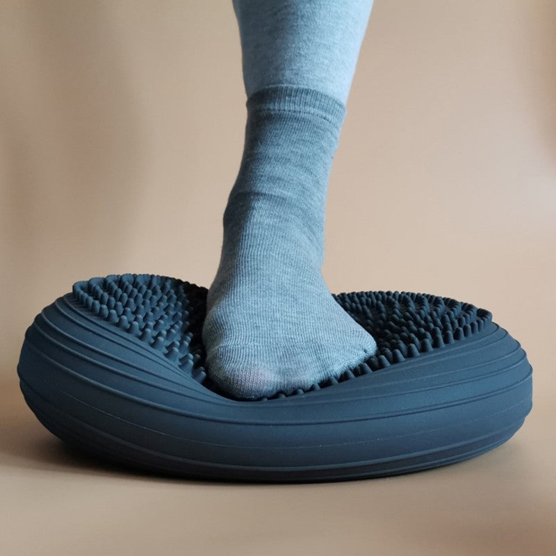 Sandsberg | Aufblasbare Balance-Scheibe mit Pumpe, für Balance-/Stabilitätstraining, Verbesserung der Sitzhaltung & Rumpfstabilität, Linderung von Rückenschmerzen