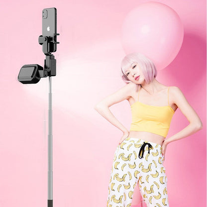 Sandsberg | Selfie Stick Stativ, mit Licht, abnehmbarem Bluetooth-Fernbedienung & 6 Höhenverstellungen