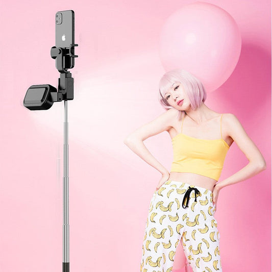 Sandsberg | Selfie Stick Stativ, mit Licht, abnehmbarem Bluetooth-Fernbedienung & 6 Höhenverstellungen