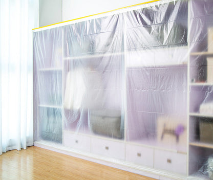 Sandsberg | Multifunktionale transparente Kunststoffstaubabdeckung, langlebig und wasserdicht, für Sofa, Schrank, Couch, Tisch und mehr