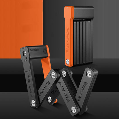 Sandsberg | Tragbares faltbares robustes Fahrradschloss, mit segmentiertem Design, für Fahrräder