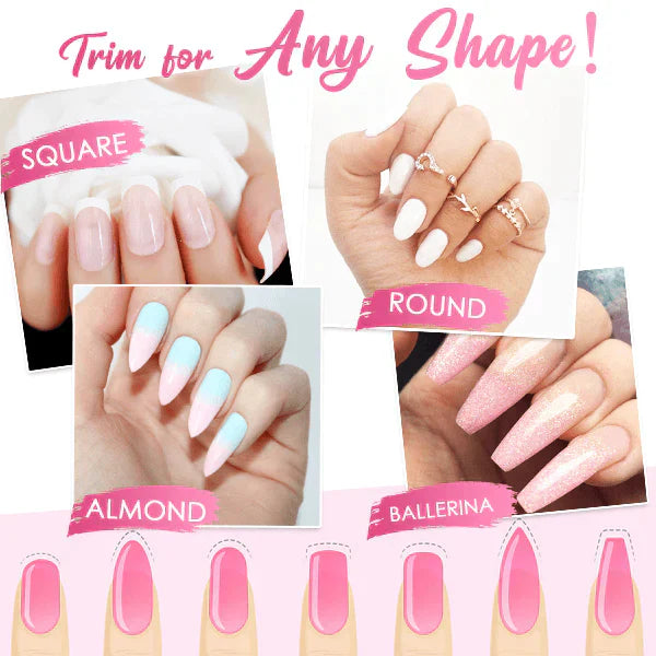 Seide-Glasfaser-Nagelverlängerung