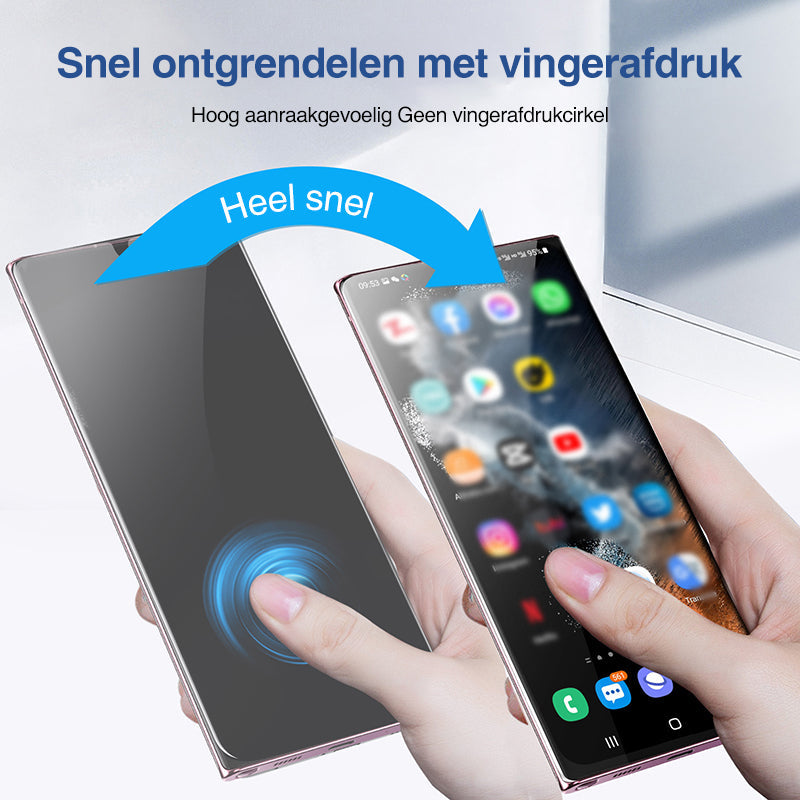 Premium Displayschutzfolie mit Installationsbox für Galaxy S23 Ultra