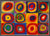 Sandsberg | Farbstudie - Quadrate und konzentrische Ringe - Vasili Kandinsky