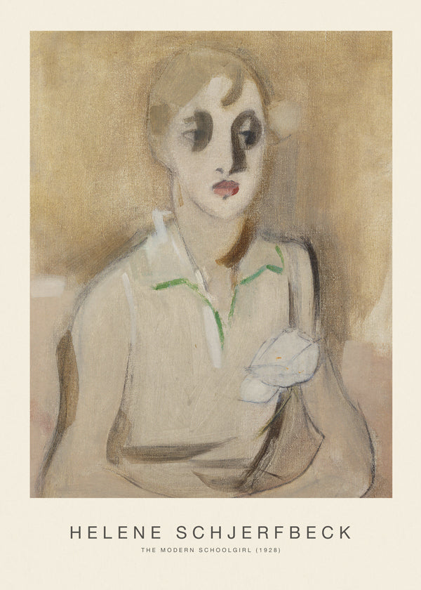 Die moderne Schulmädchen (Sonderausgabe) - Helene Schjerfbeck