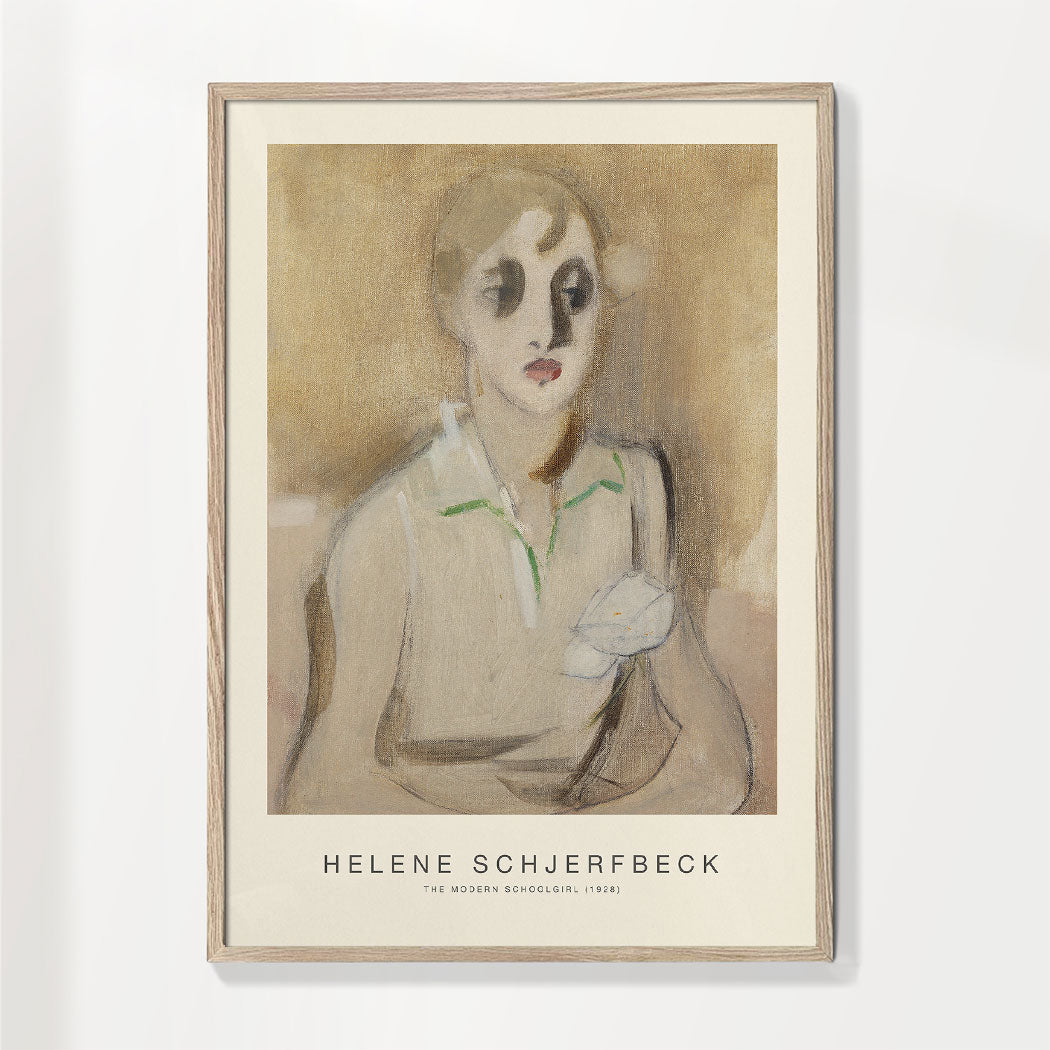 Die moderne Schulmädchen (Sonderausgabe) - Helene Schjerfbeck
