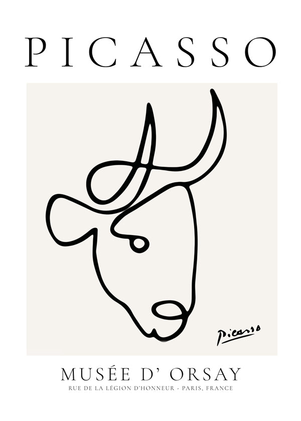 Sandsberg | Pablo Picasso Tiere Zeichnungen der Stier