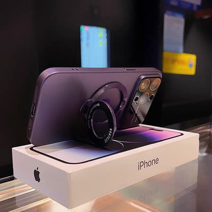 Sandsberg | MagSafe iPhone-Hülle mit integriertem Ständer und großem Fensterschild