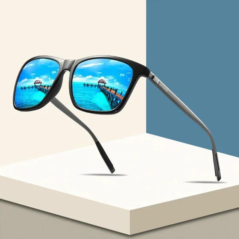 Polarisierte Sonnenbrille Mit Aluminium-Magnesium-Rahmen