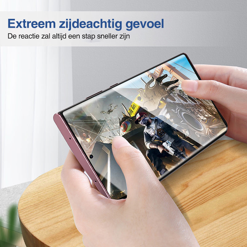 Premium Displayschutzfolie mit Installationsbox für Galaxy S23 Ultra