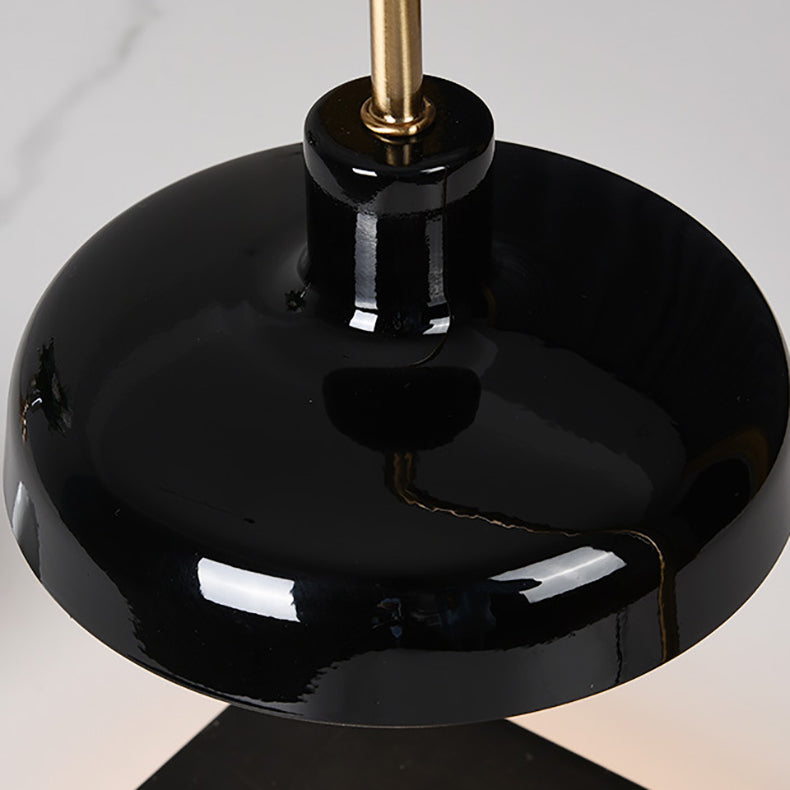 Zeitgenössische skandinavische Kuppel-Hardware Marmor 2-Licht schmelzende Wachstischlampe für das Wohnzimmer