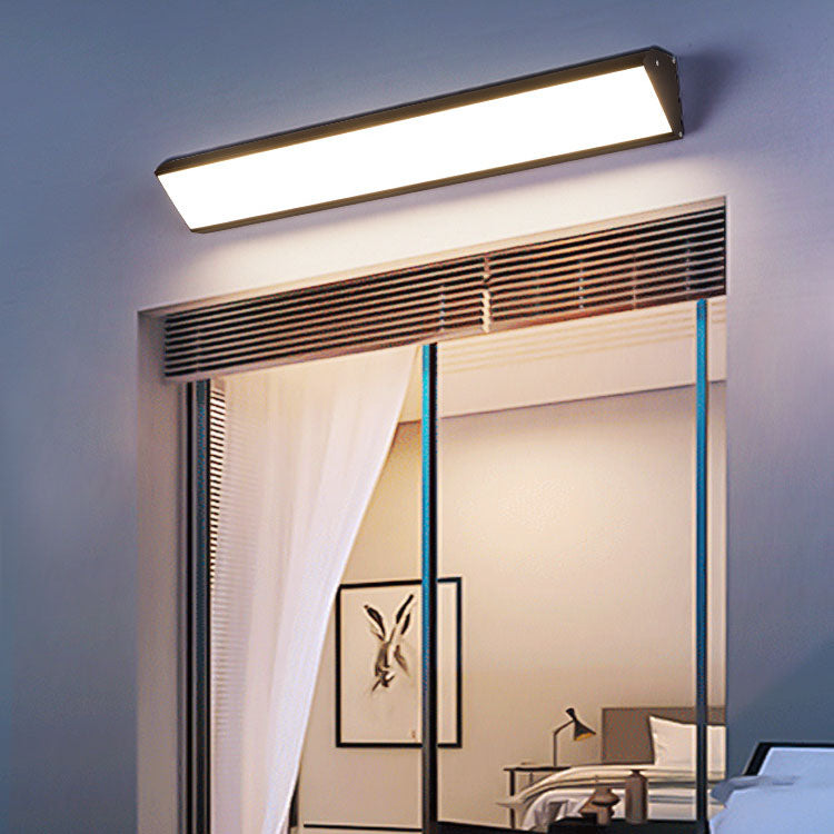 Zeitgenössische industrielle wasserdichte Aluminium rechteckige Rahmen Acryl LED Wandstrahler Lampe für Außenpatio
