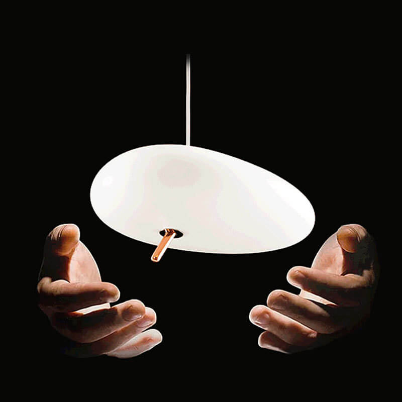 Zeitgenössische nordische Eisenkiesel LED Pendelleuchte für das Schlafzimmer