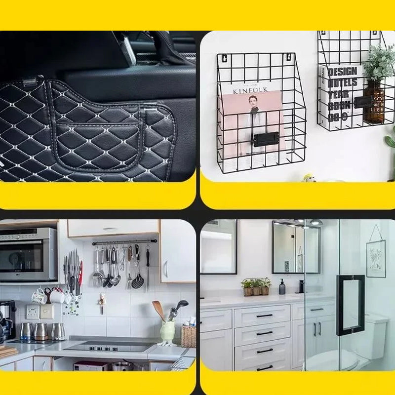 Sandsberg | Mehrzweck-Autofußmatten-Befestigungsschnallen