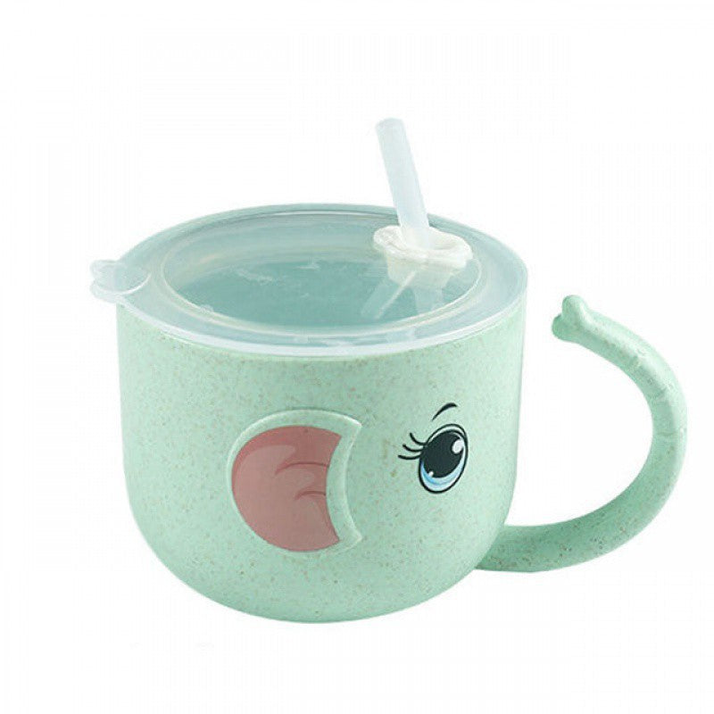 Elefanten Becher mit Strohhalm Babys