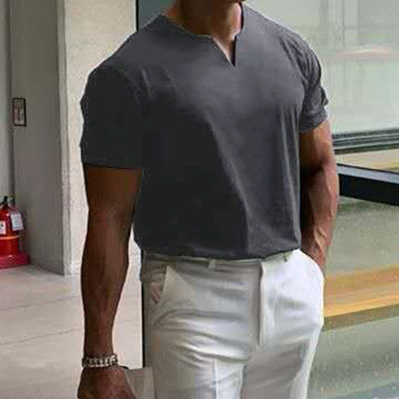 Gentlemans Business Kurzarm Fitness T-Shirt