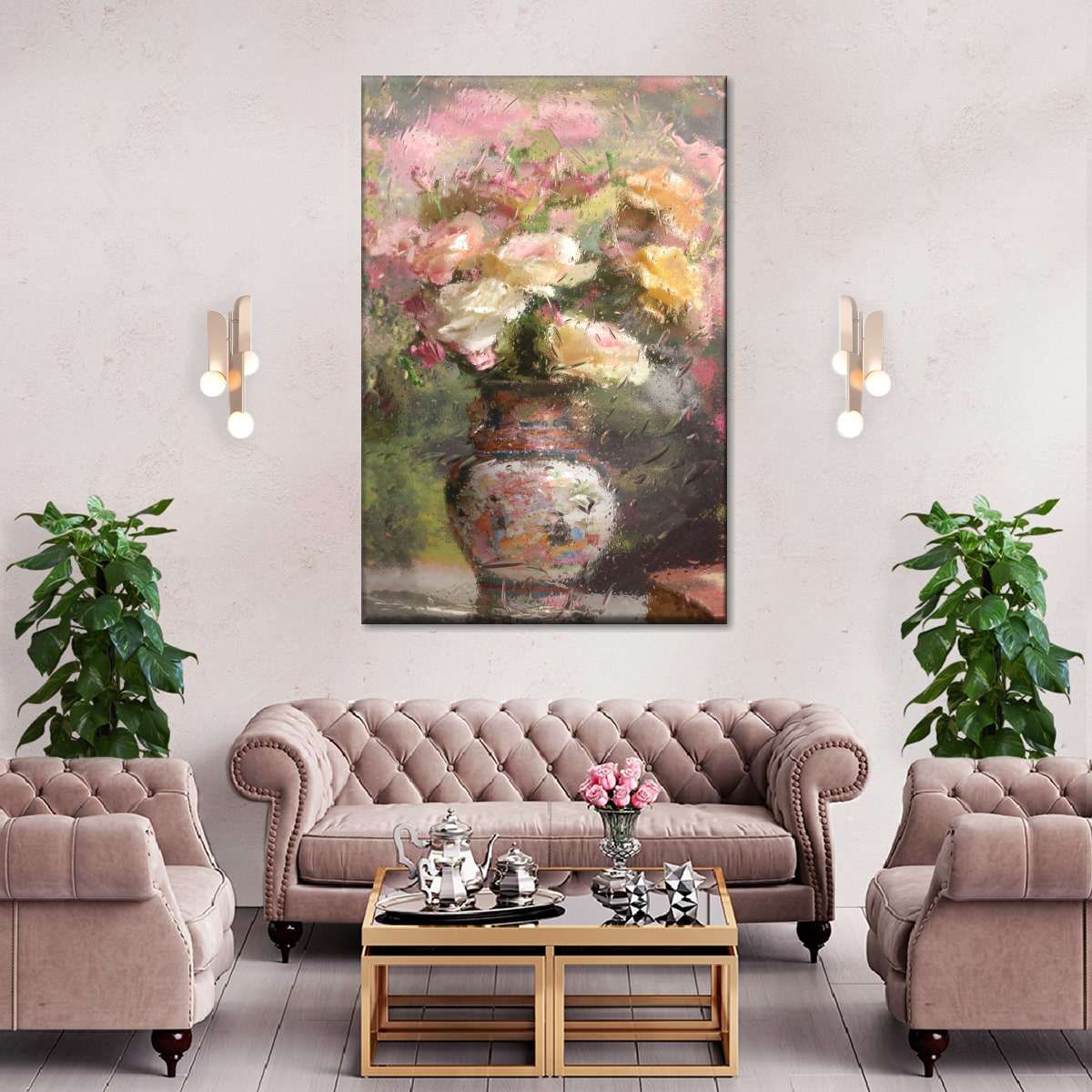 Sandsberg | Stillleben mit Blumen Wandkunst