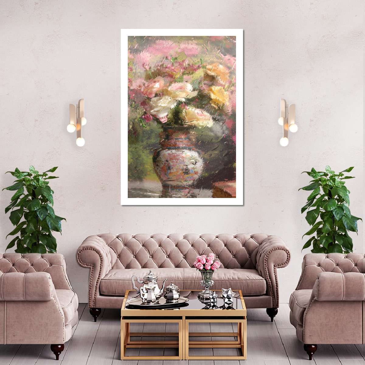 Sandsberg | Stillleben mit Blumen Wandkunst